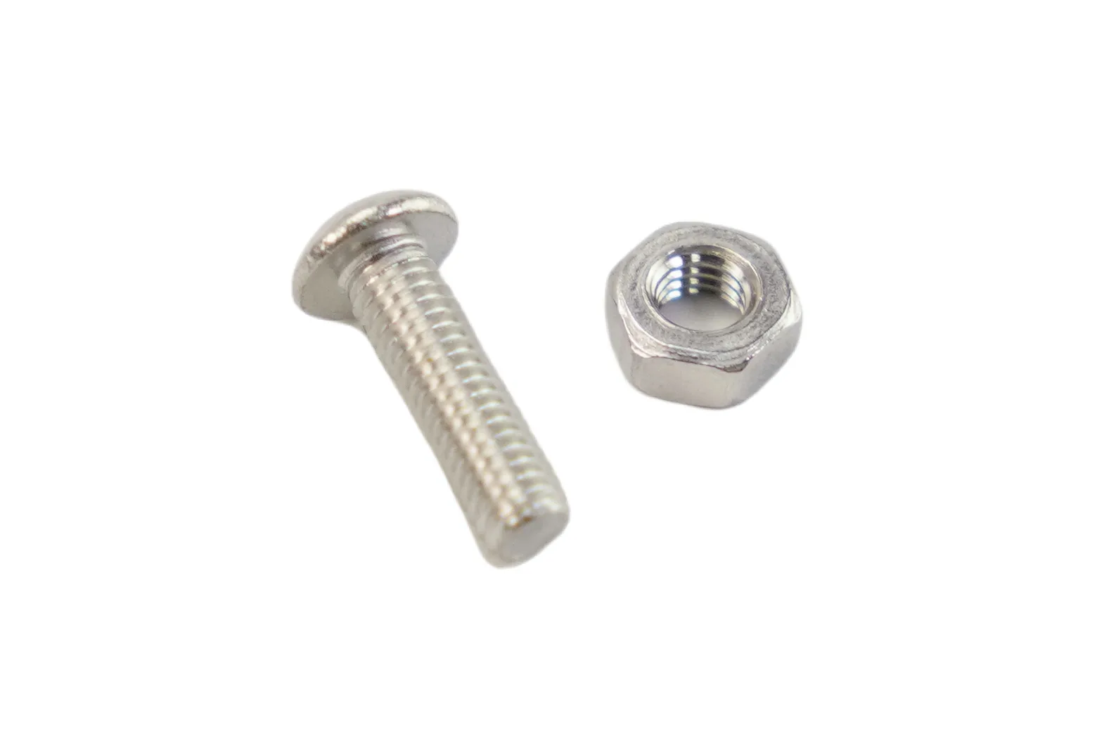 M3x10 Low Profile Hex Head Cap Screw Set with Nuts (10 Sets)