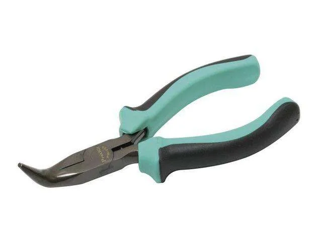 Pro'sKit PM-755 Bent Nose Pliers with Precision Jaws