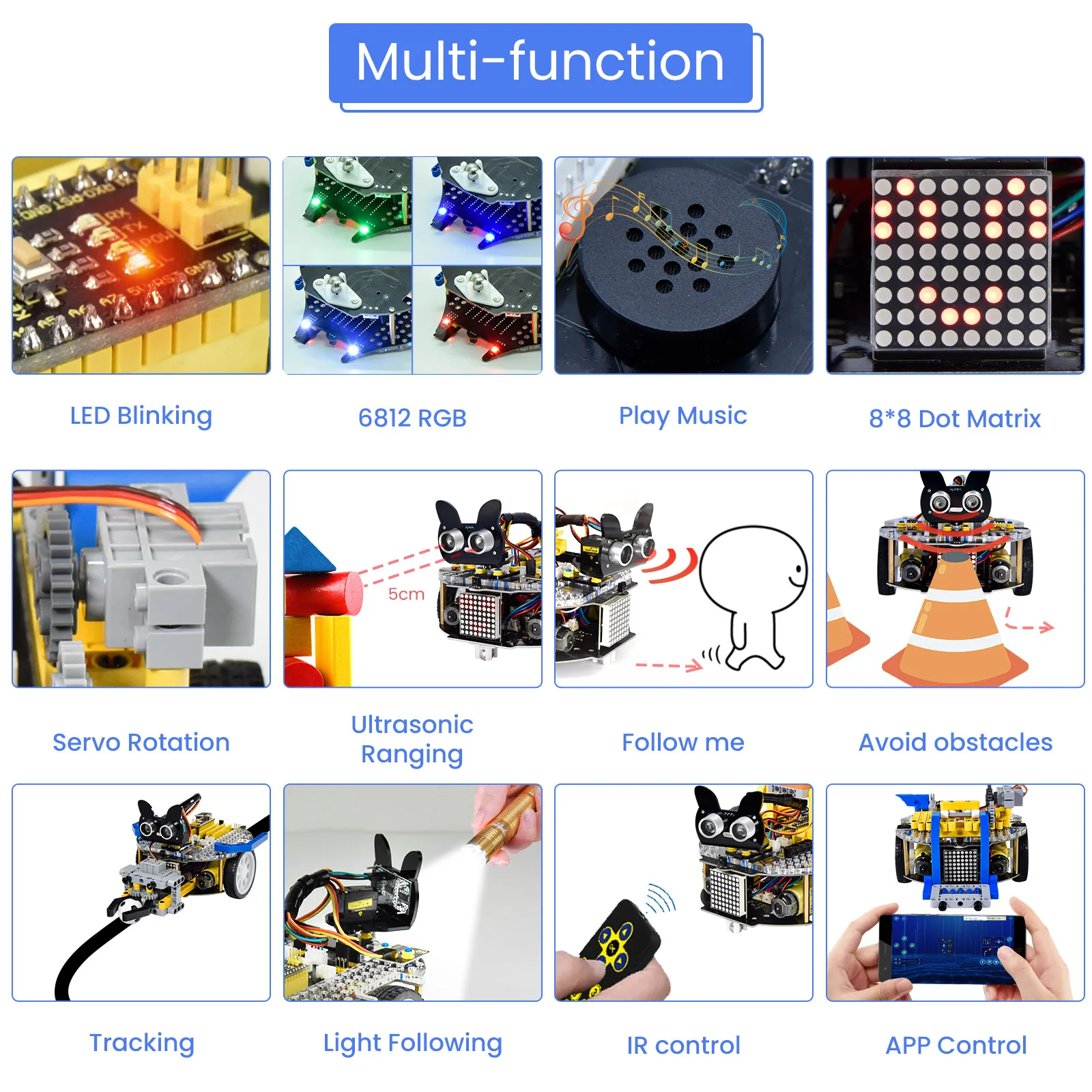 Three versatile robotic configurations