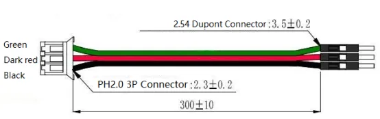 Breadboard friendly with colour coding