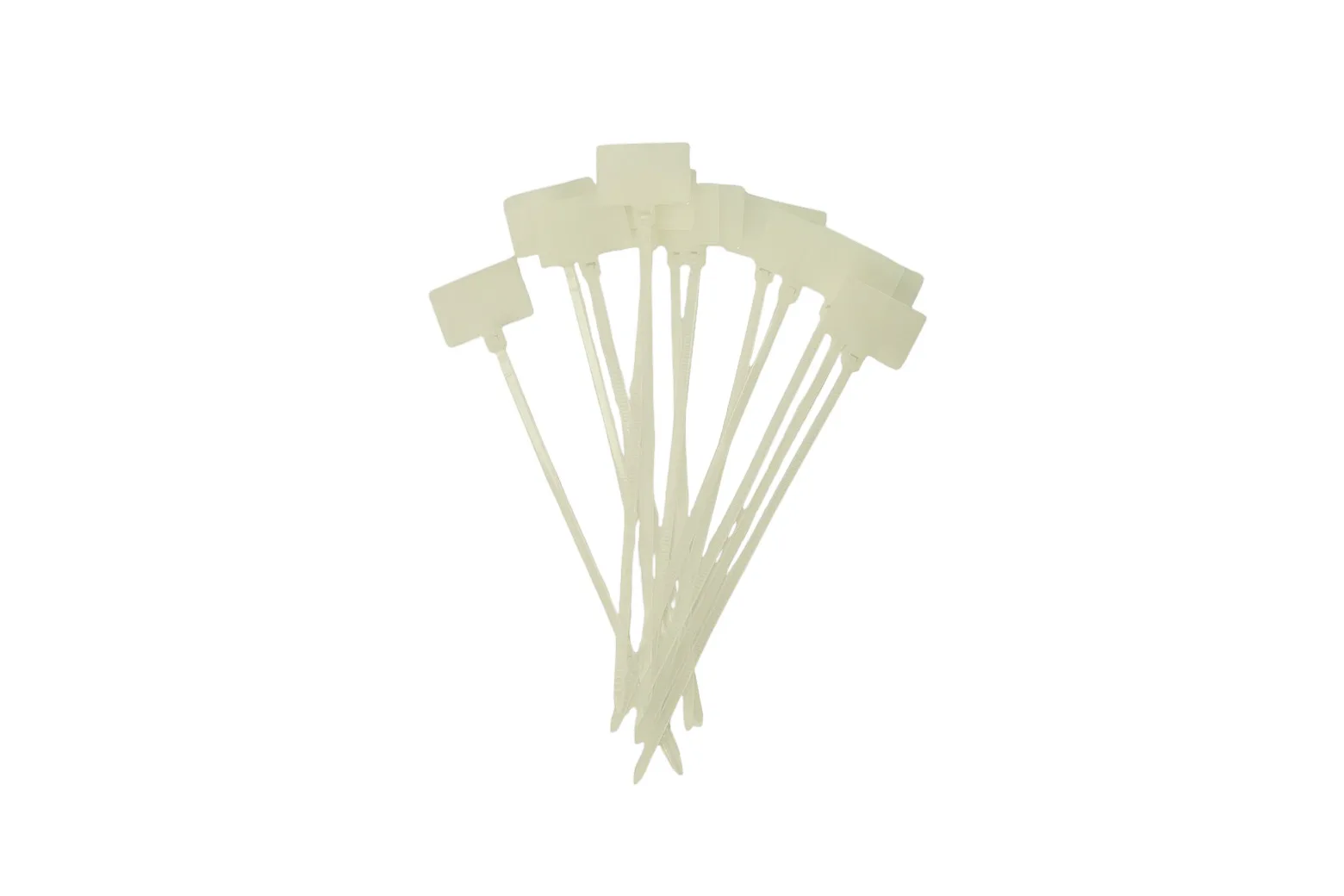 Nylon Cable Tie Set with Writable Tag (2x120mm, 10PCS)