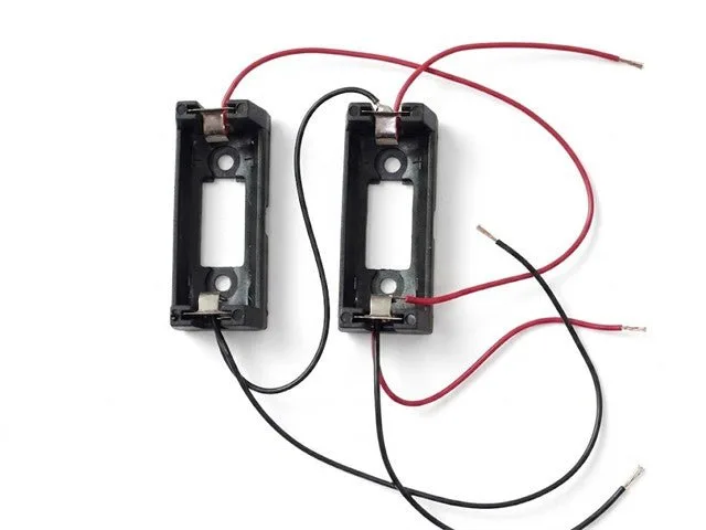 CR123A and 16340 Lithium Battery Holder with 15cm Leads