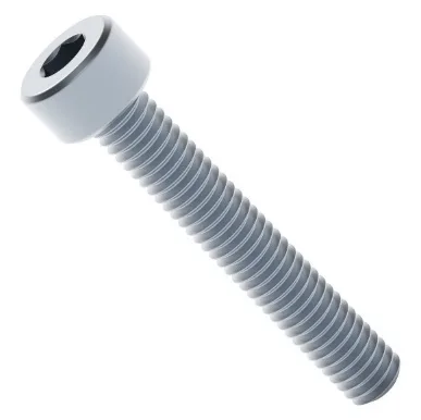2800 Series Zinc-Plated Steel Socket Head Screw (M4 x 0.7mm, 25mm Length)