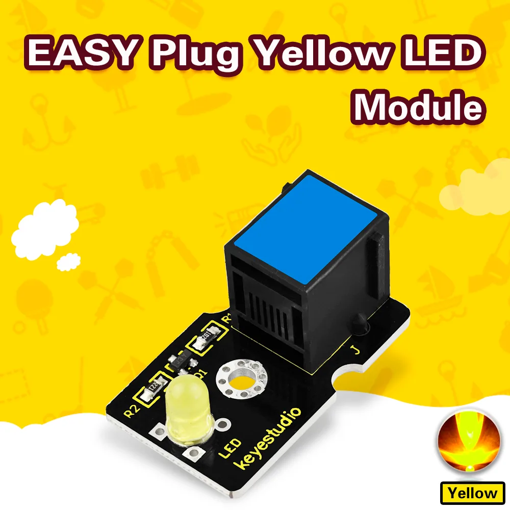 Vibrant yellow light output