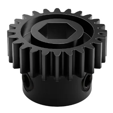 4303 Series Steel, MOD 0.8 Pinion Gear (8mm REX Bore, 24 Tooth)