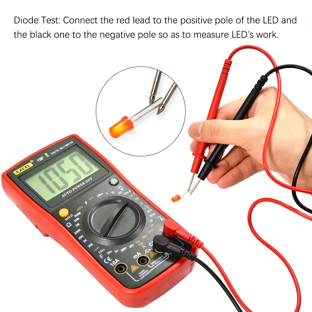 Integrated diode and buzzer testing
