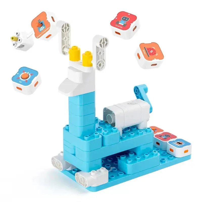 WhalesBot A3 Robot Kit for 3+ Years - Magnetic Blocks Coding