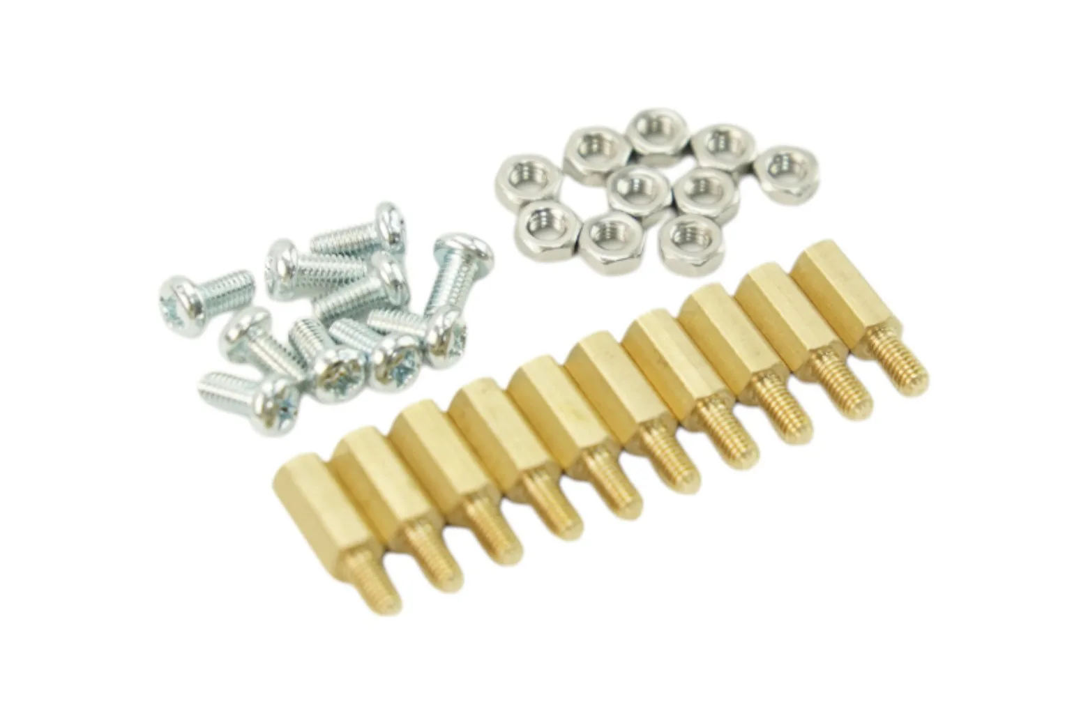 M3 x 10mm Hexagonal Standoffs Mounting Kit (10 Sets)