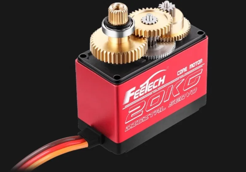 Heavy-duty copper gears and aluminium housing