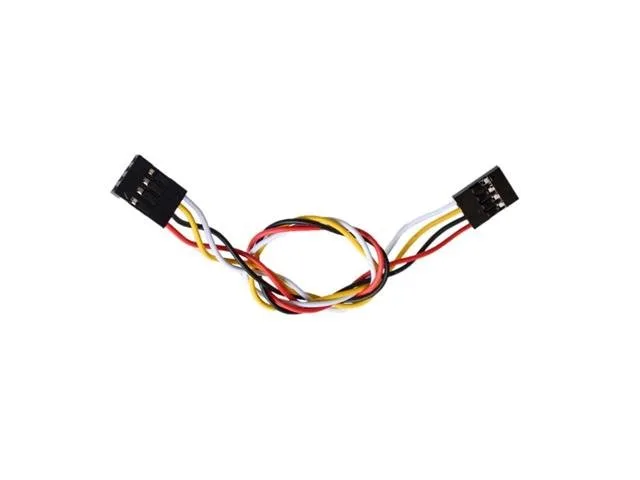 3-Pin Female to Female Dupont Jumper Cables, 20cm (5 Pack)