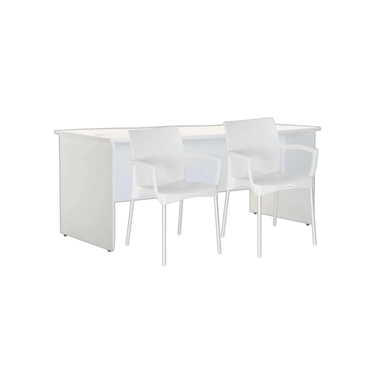Modern Computer Desk and Chair Set