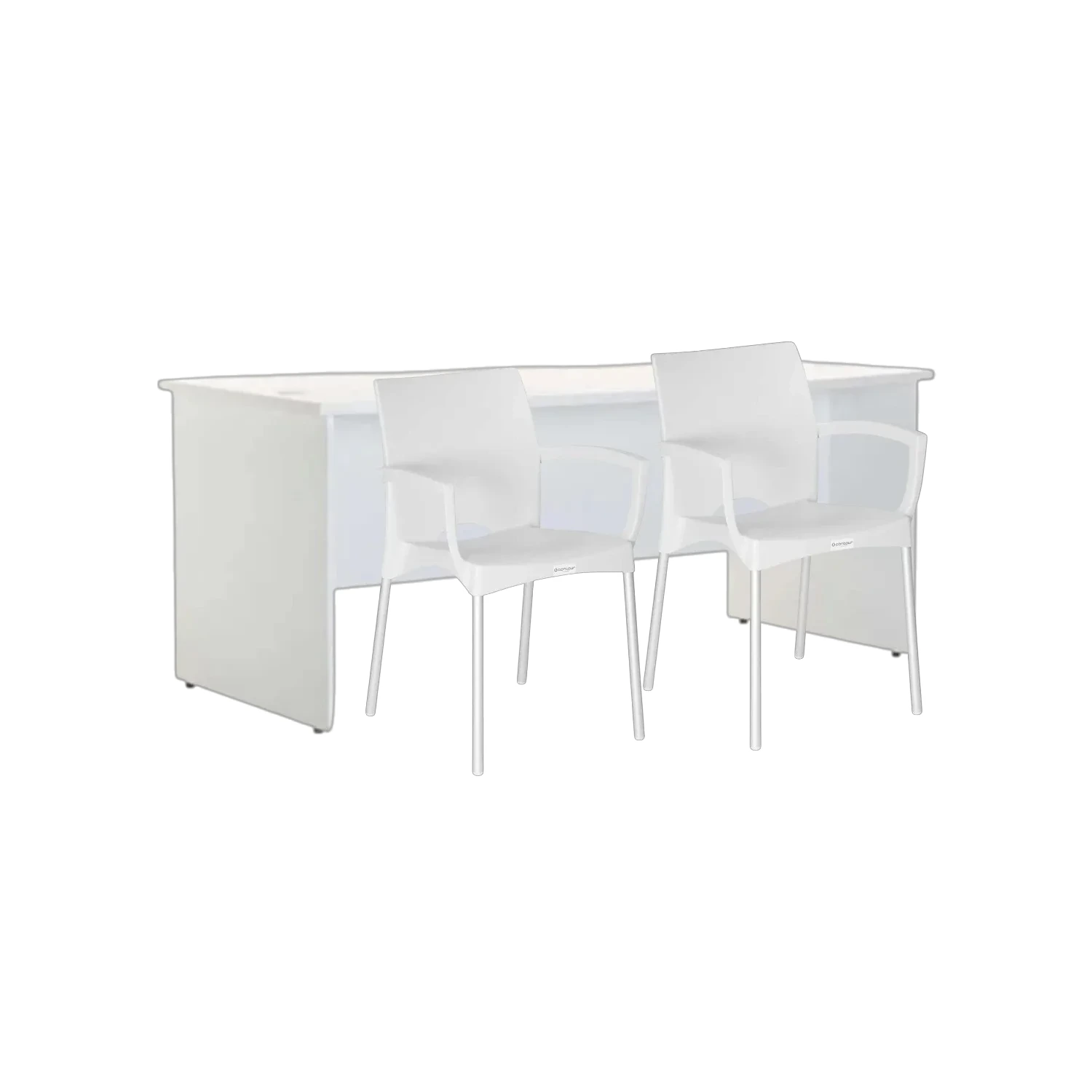 Modern Computer Desk and Chair Set