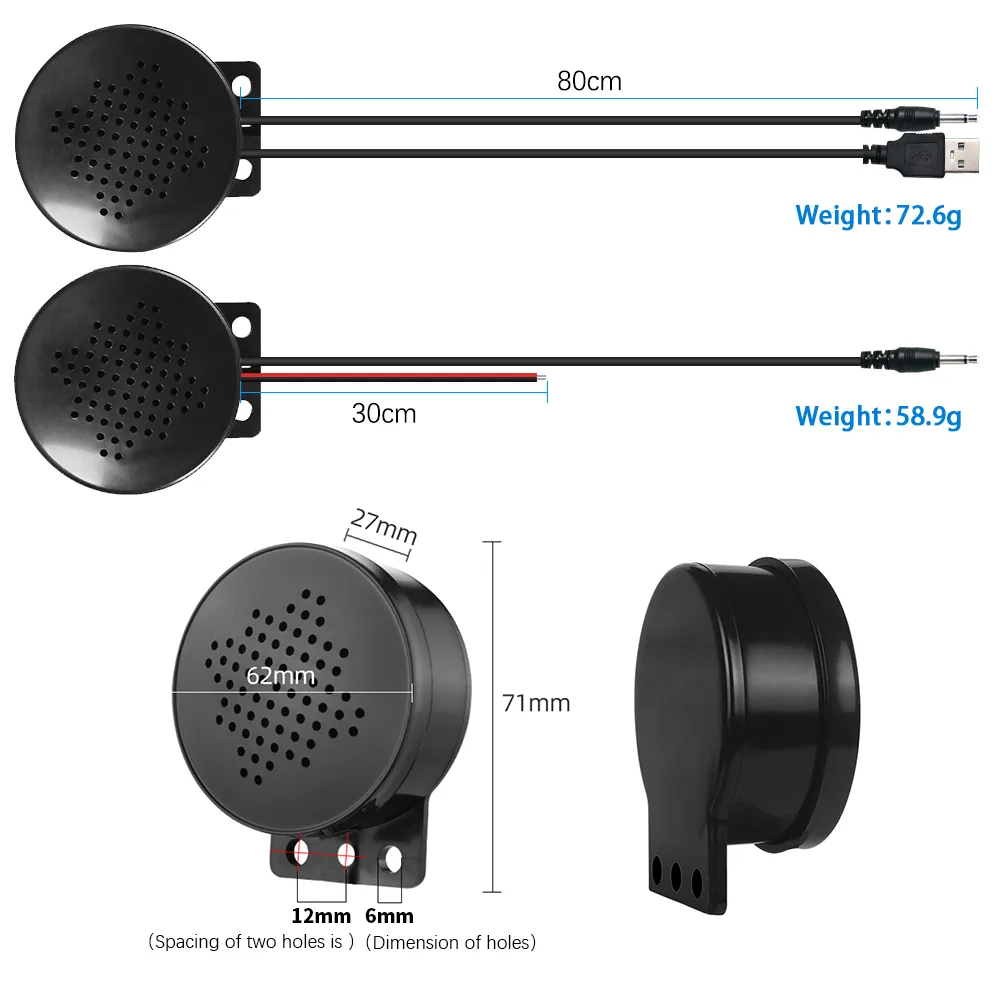 Integrated active speaker and buzzer