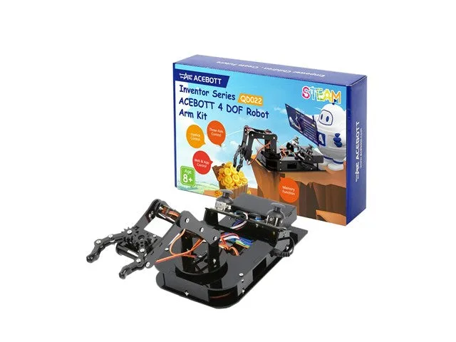 ACEBOTT ESP32 4 DOF Programmable Robot Arm Kit QD022