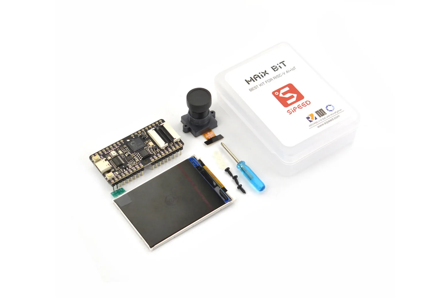 Maix Bit AI Development Kit (K210 Dual-Core RISC-V, LCD & Camera)