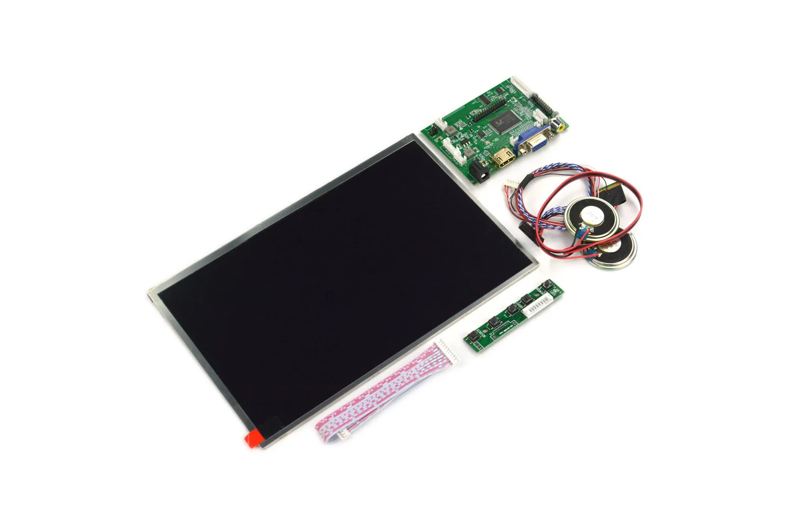 10.1" IPS Display (1280x800, HDMI/VGA/AV) compatible with Raspberry Pi & LattePanda