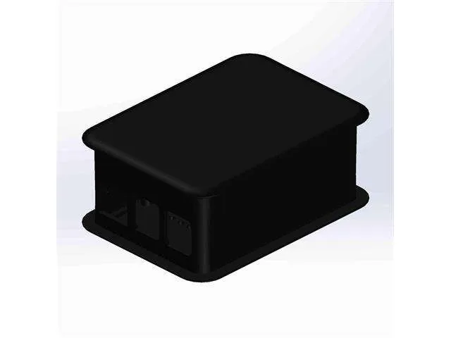 Teko ABS Enclosure for Raspberry Pi 2 B and Pi 3, Black