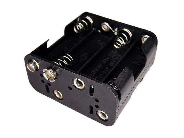 8 x AA Battery Holder with Snap Terminal
