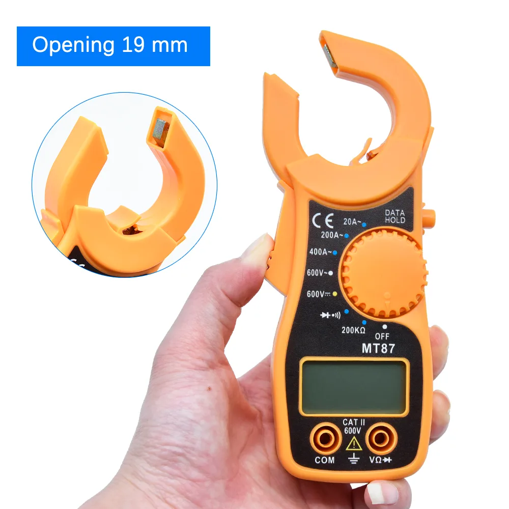 Continuity buzzer and polarity indication