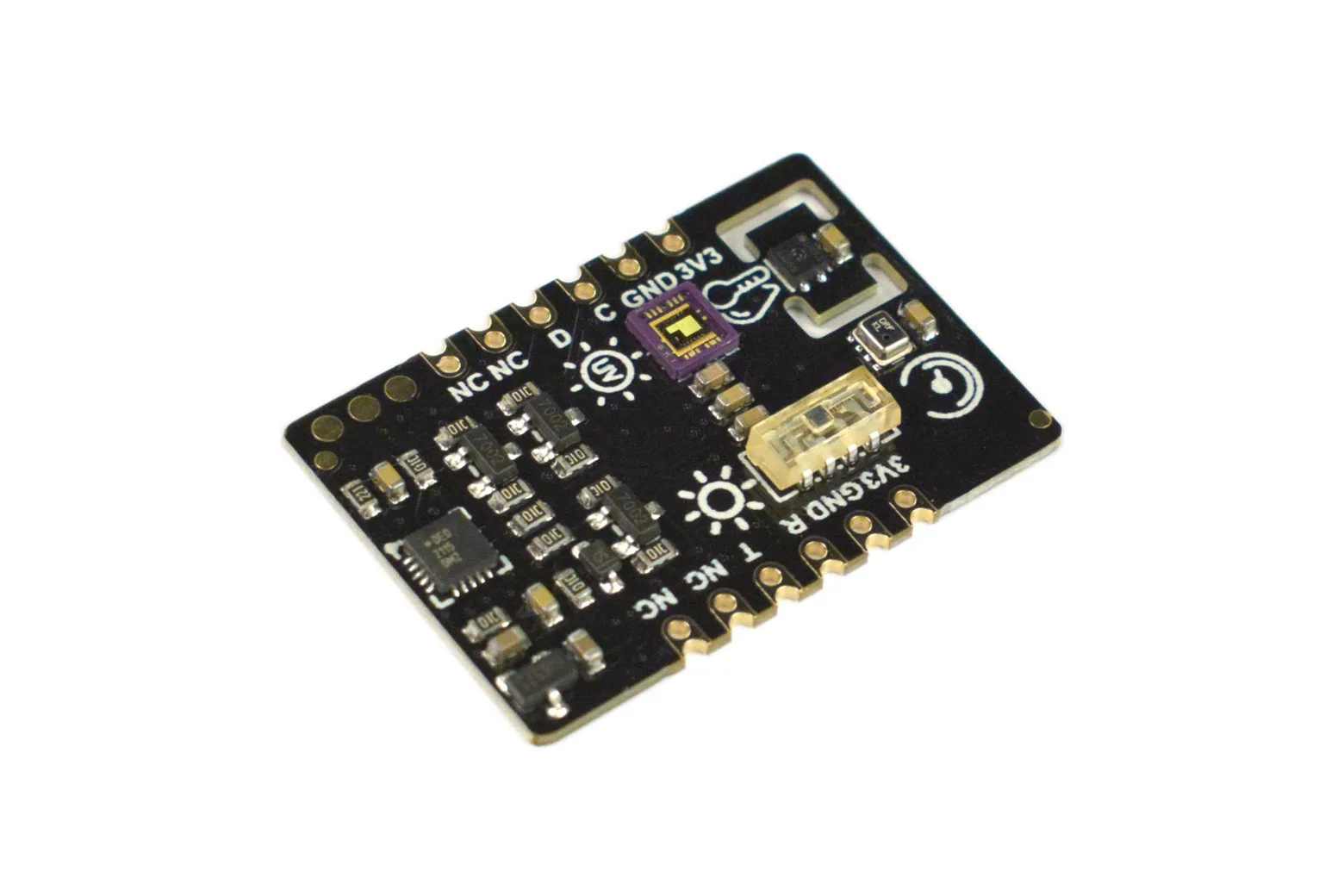 Fermion: Temperature & Humidity(SHTC3), Pressure(BMP280), Ambient Light(VEML7700) and UV(ML8511) Sensor(Breakout)