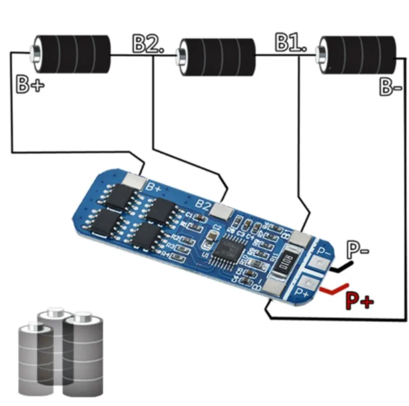 Three-series lithium cell compatibility