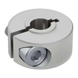 4910 Series Aluminum Clamping Collar (6mm ID x 19mm OD, 9mm Length)