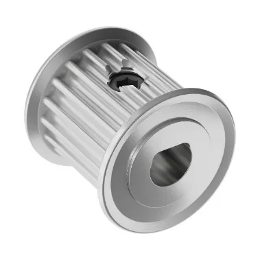 5404 Series 3mm HTD Pitch Set Screw Pinion Timing Belt Pulley (6mm D-Bore, 18 Tooth)