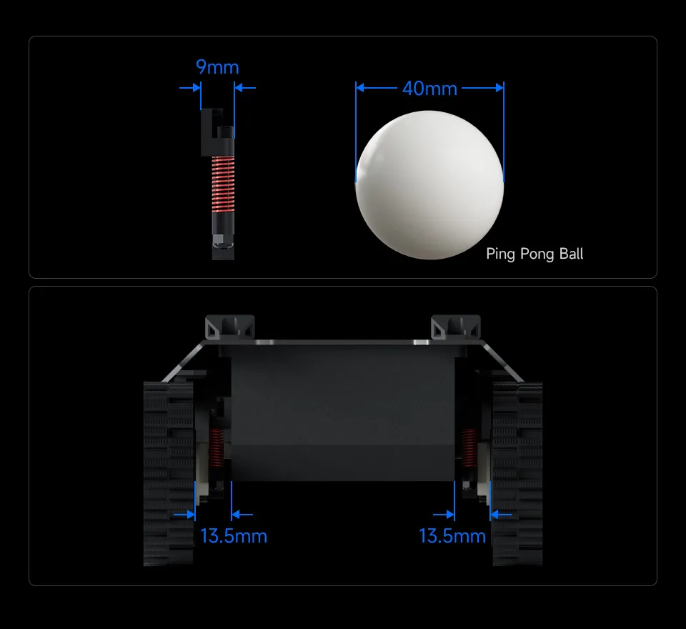 Compact suspension design