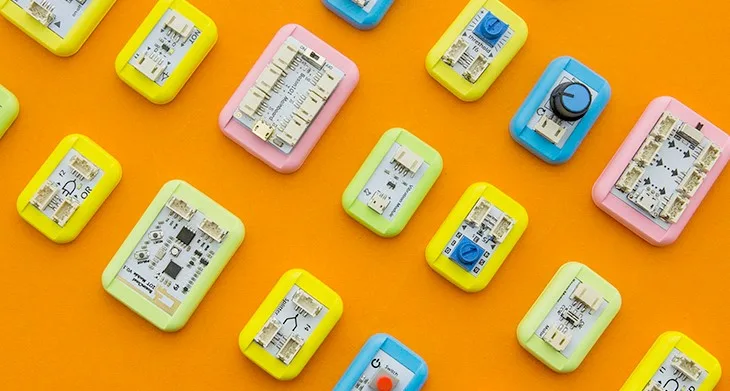 Eight plug-and-play interactive modules