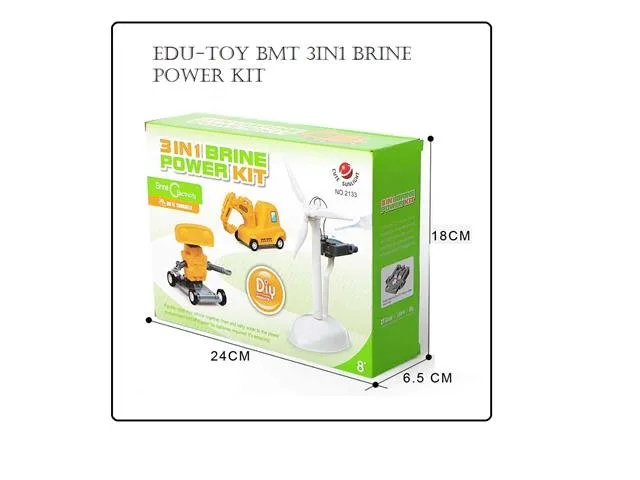 3-in-1 Brine Power Educational Science and Robotics Kit