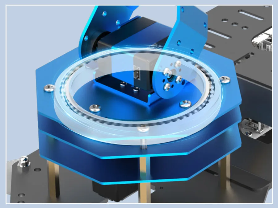 All-metal structure with bearing base