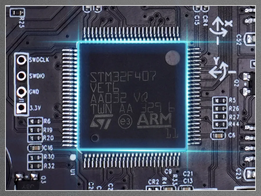 High-performance STM32F407VET6 main control
