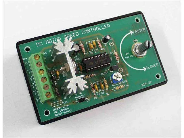 DC Motor Speed Controller Kit, 5–15V, Up to 100V 7A
