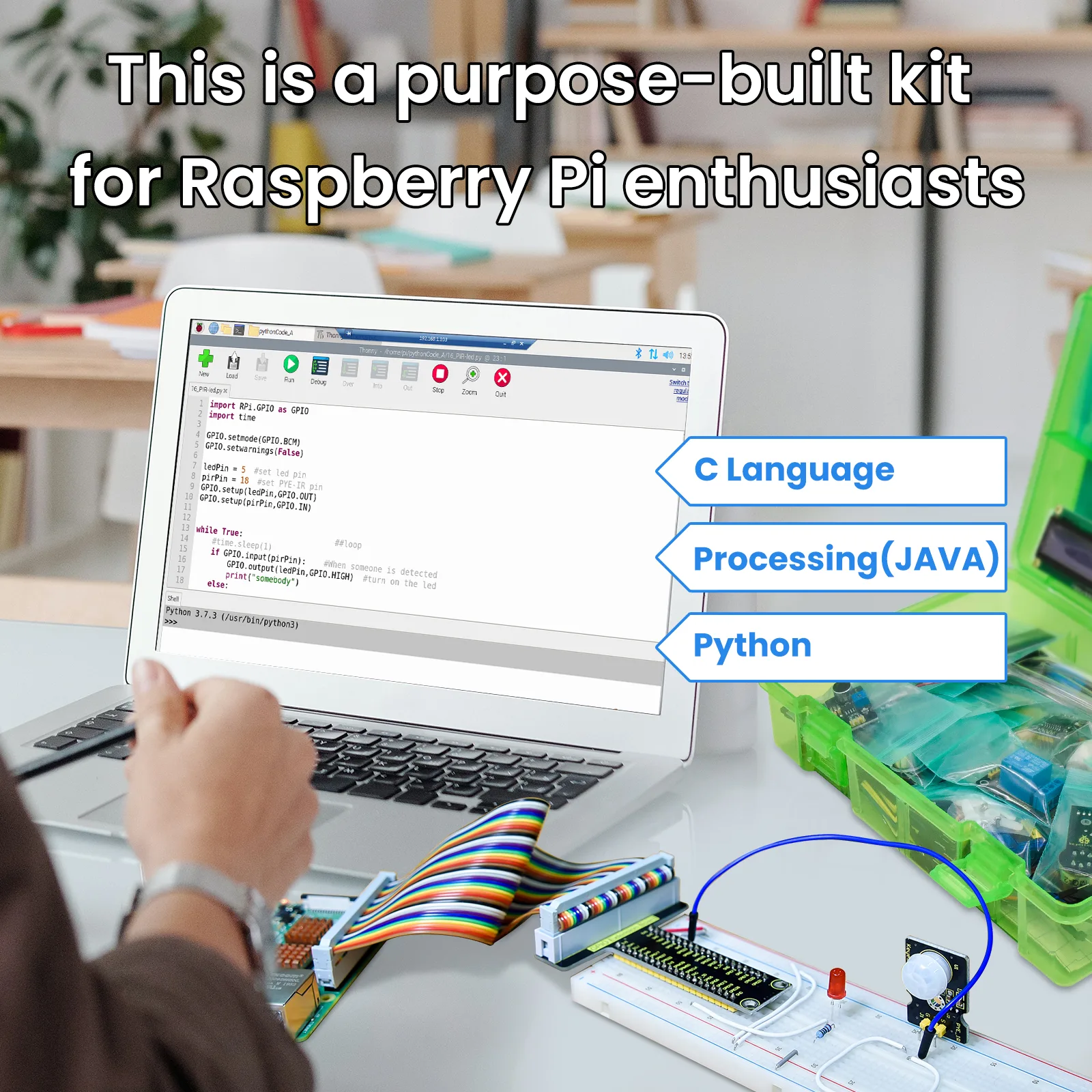 Designed for hands-on experimentation