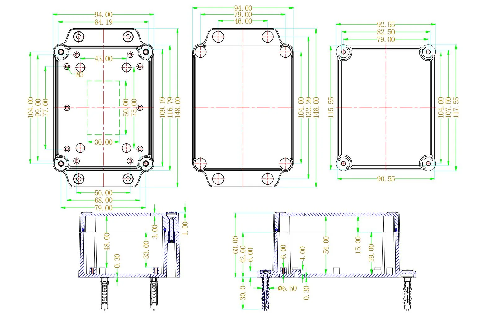 Broad board compatibility and mounting