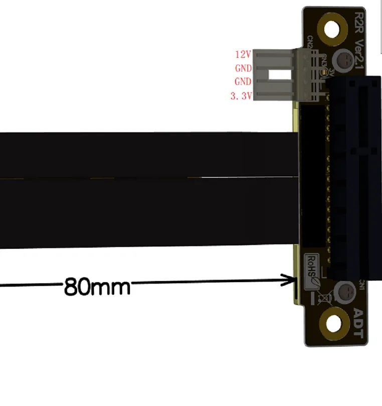 Low-profile PCB clearance