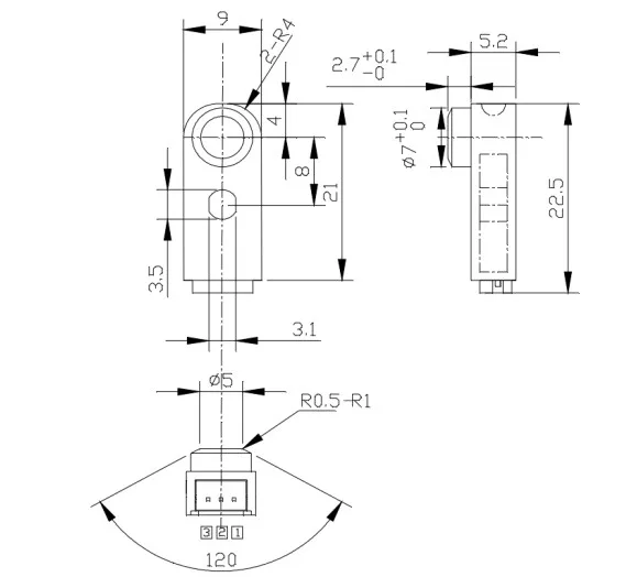 Long-range thru-beam sensing
