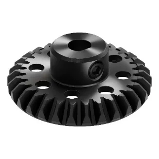 4315 Series Steel, MOD 1.25 Miter Gear (6mm D-Bore, 30 Tooth)
