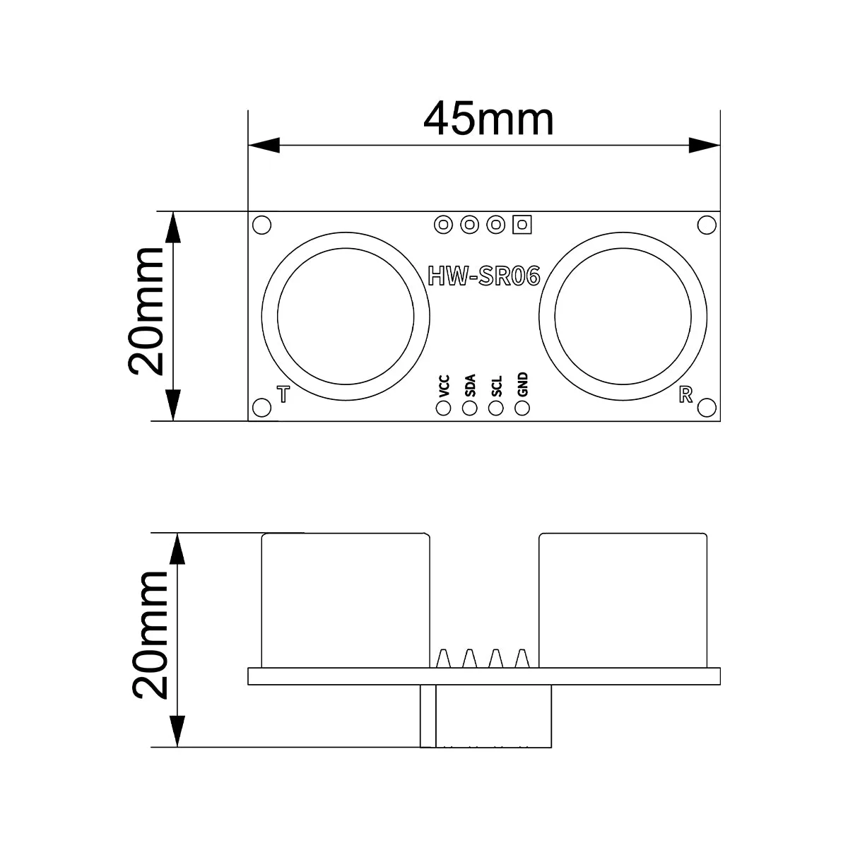 Compact dimensional layout