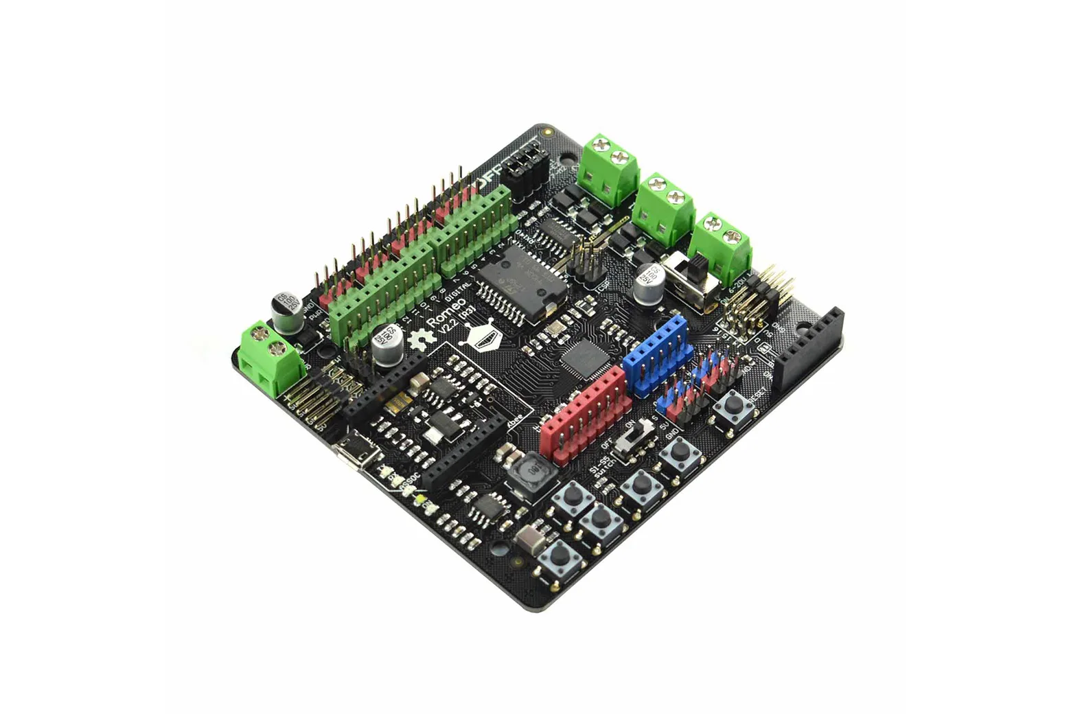 Romeo V2 - a Robot Control Board with Motor Driver (Compatible with Arduino)