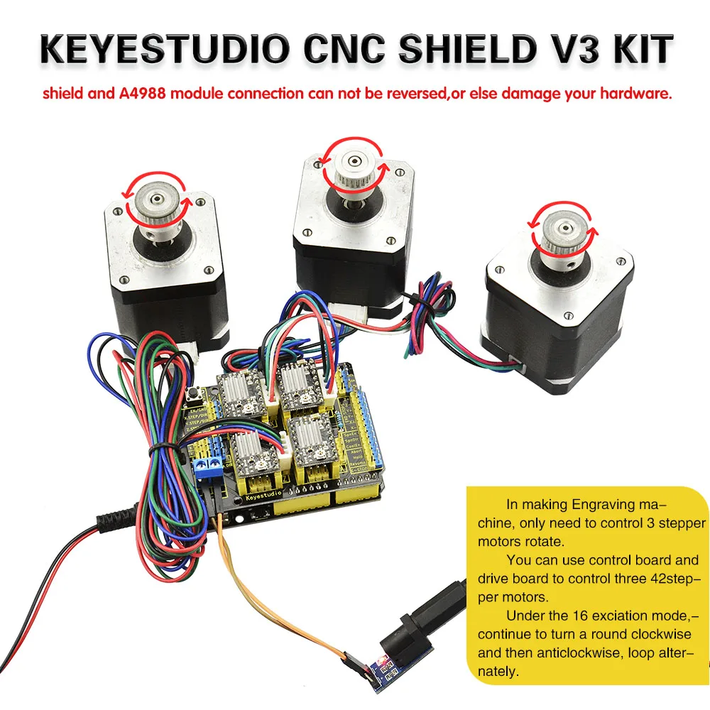 Flexible stepper motor connections