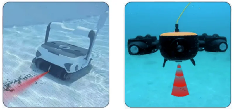 Submersible robotics and depth sensing