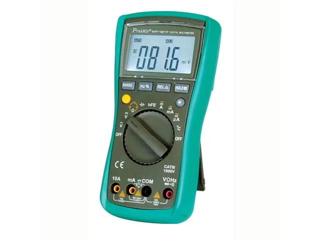 Pro'sKit MT-1217 Auto-Ranging Digital Multimeter, 3 3/4 Digits
