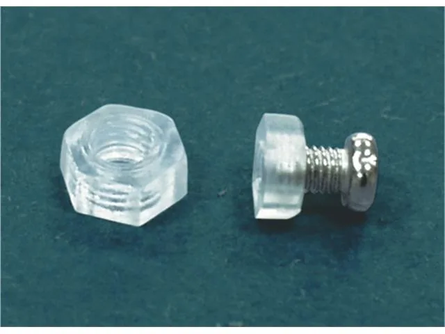 M5 Natural Nylon Screw Nut Fastener