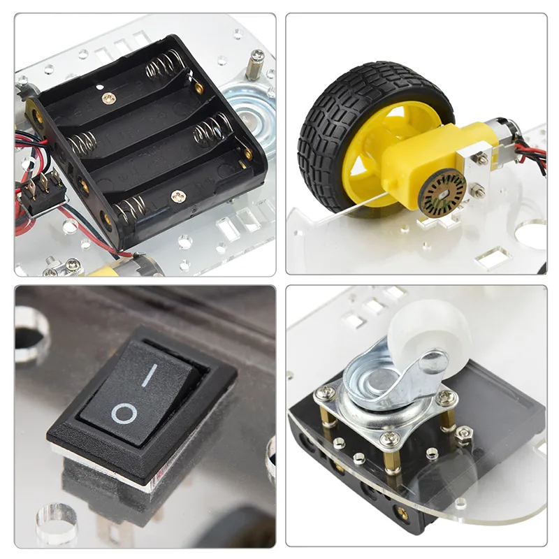 Dual DC geared motors