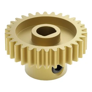 4301 Series Brass, MOD 0.8, D-Bore, Set Screw Pinion Gear (6mm D-Bore, 30 Tooth)
