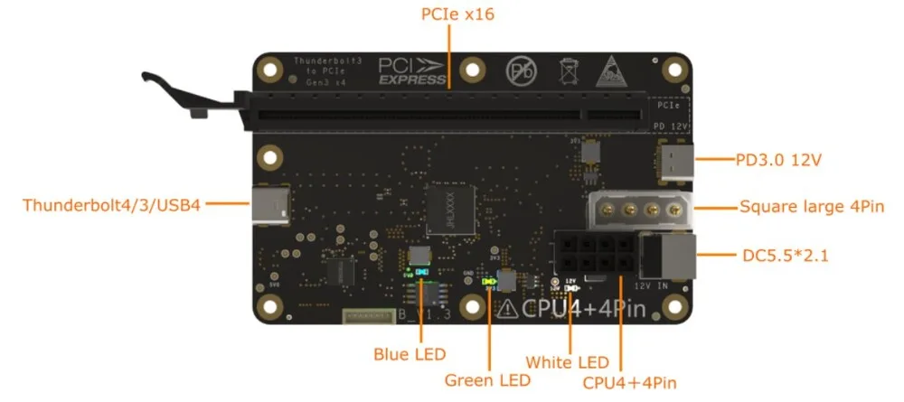 High-speed Intel JHL6340 controller