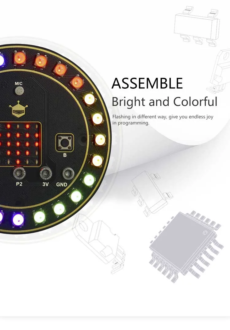 Integrated microphone and buzzer