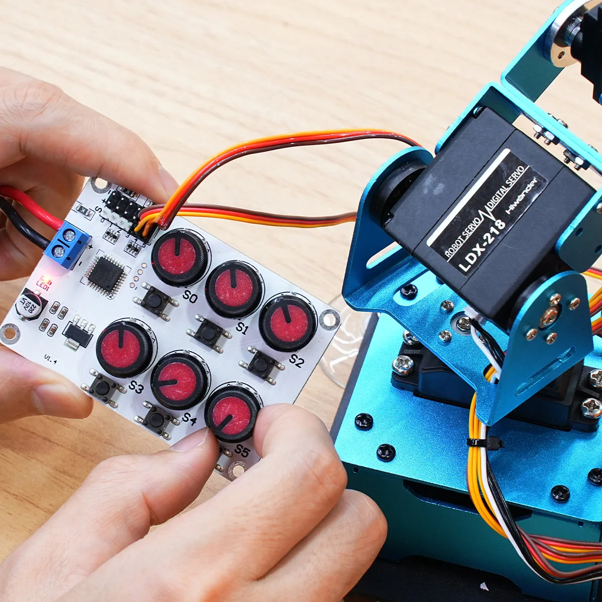 Multi-axis servo gimbal testing