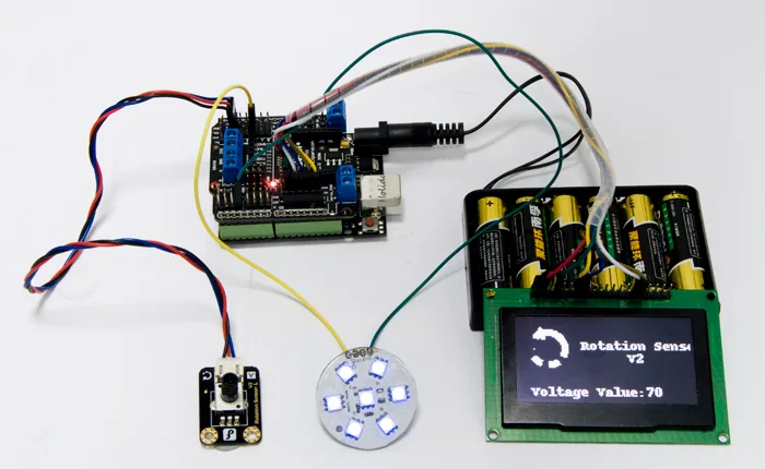 Continuous 300-degree analog control